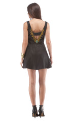 Beaded Neck Party Dress