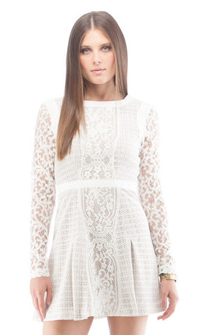 Fit And Flare Zip Back Dress