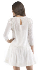 Antique Lace Drop Waist Dress