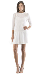 Antique Lace Drop Waist Dress
