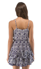 Cami Waisted Ruffle Hem Mini