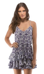 Cami Waisted Ruffle Hem Mini