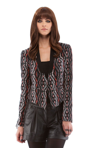 Collarless Blazer