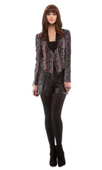 Collarless Blazer