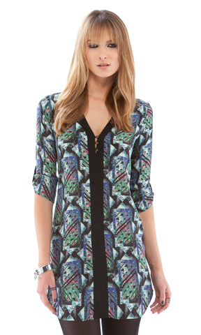 Contrast Placket Mini