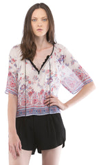 Crop Peasant Top