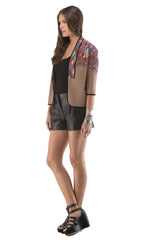 Cropped Embroidered Jacket