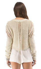 Cropped Pullover Sweater