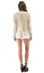 Cropped Pullover Sweater