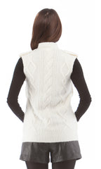 Drop Stitch Shearling Vest