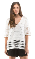 Deep V Oversize Crochet