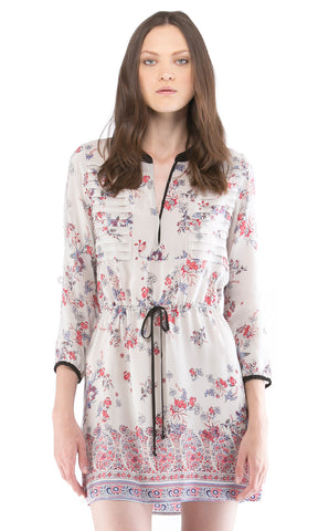Drawstring Mini Dress