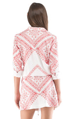 Drawstring Shirt Dress