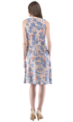 Paisley Drop Waist Dress