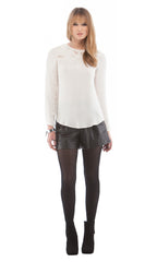 Embroidered Yoke Blouse