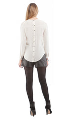 Embroidered Yoke Blouse