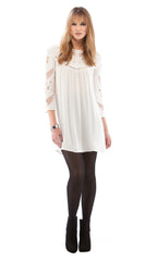 Embroidered Yoke Mini