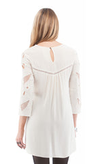 Embroidered Yoke Mini