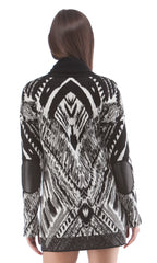 Elbow Patch Grandfather Sweater