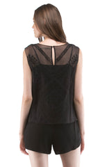 Embellished Shell Tank