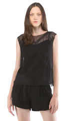 Embellished Shell Tank