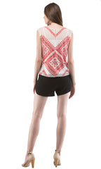 Embellished Shell Tank