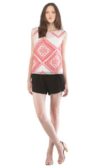 Embellished Shell Tank