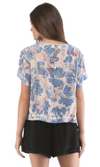 Paisley Embellished Tee