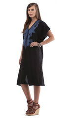 EMBROIDERED MINI CAFTAN