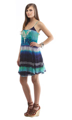 EMBROIDERED SWING DRESS