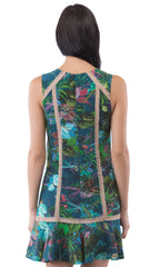 Faceted Mini Dress