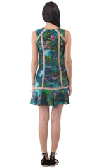 Faceted Mini Dress
