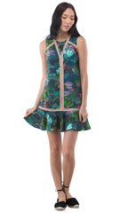 Faceted Mini Dress