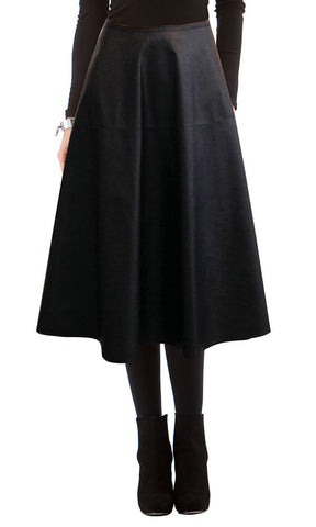 Faux Leather Mancatcher Skirt
