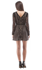 Fit And Flare Zip Back Dress