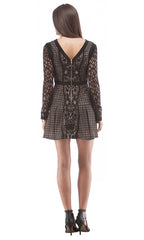 Fit And Flare Zip Back Dress