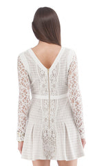 Fit And Flare Zip Back Dress