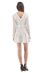 Fit And Flare Zip Back Dress