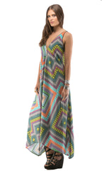 Hanky Zip Front Dress