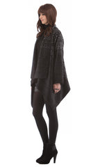 Ikat Draped Jacket