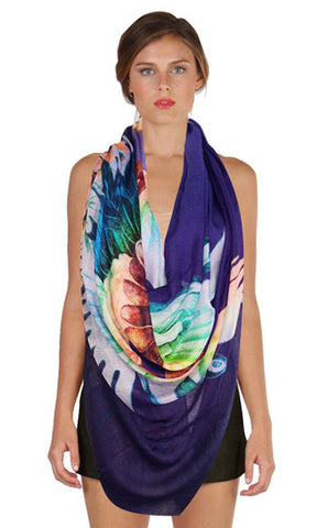 Kissing Cranes Scarf