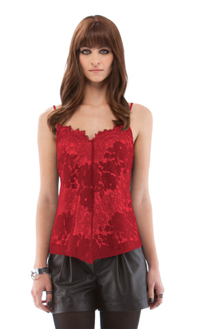 Lace Chevron Cami