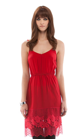 Lace Hem Slip Dress