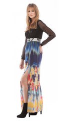 Long Sleeve Maxi With Slits
