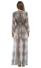 Long Sleeve Maxi With Slit