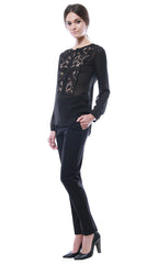 LACE BIB HENLEY