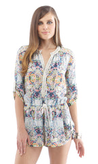 LACE INSET ROMPER