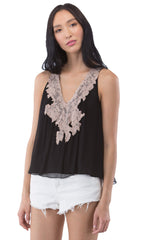Lace Inset Top