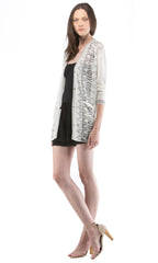 Long Mesh Cardigan