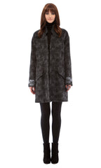 Melton Jacket with Embroidery